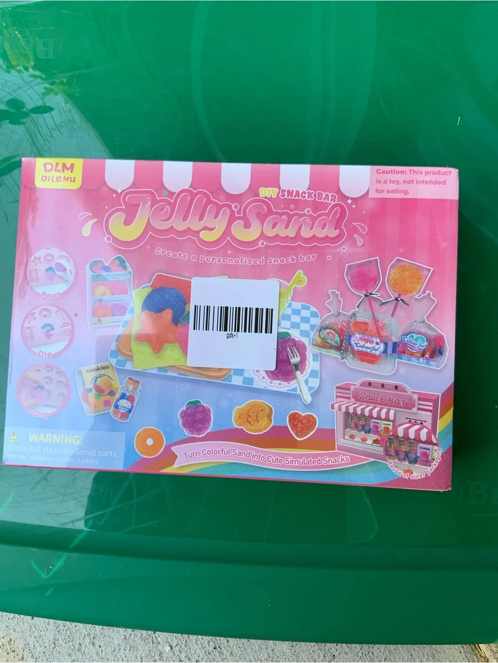 3 piece kid craft sets - Foil Fun Kids Craft Set - Blue and Pink & Jelly Sand.